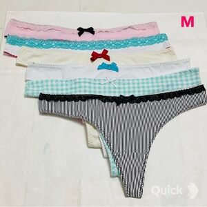 M - New 6 pieces Next Assorted Thongs # 5